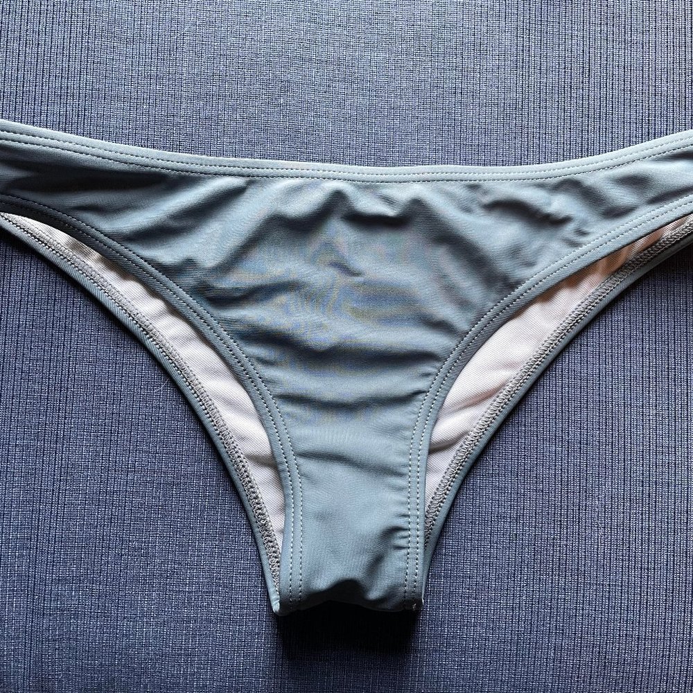 Grey/Blue Bikini Bottoms